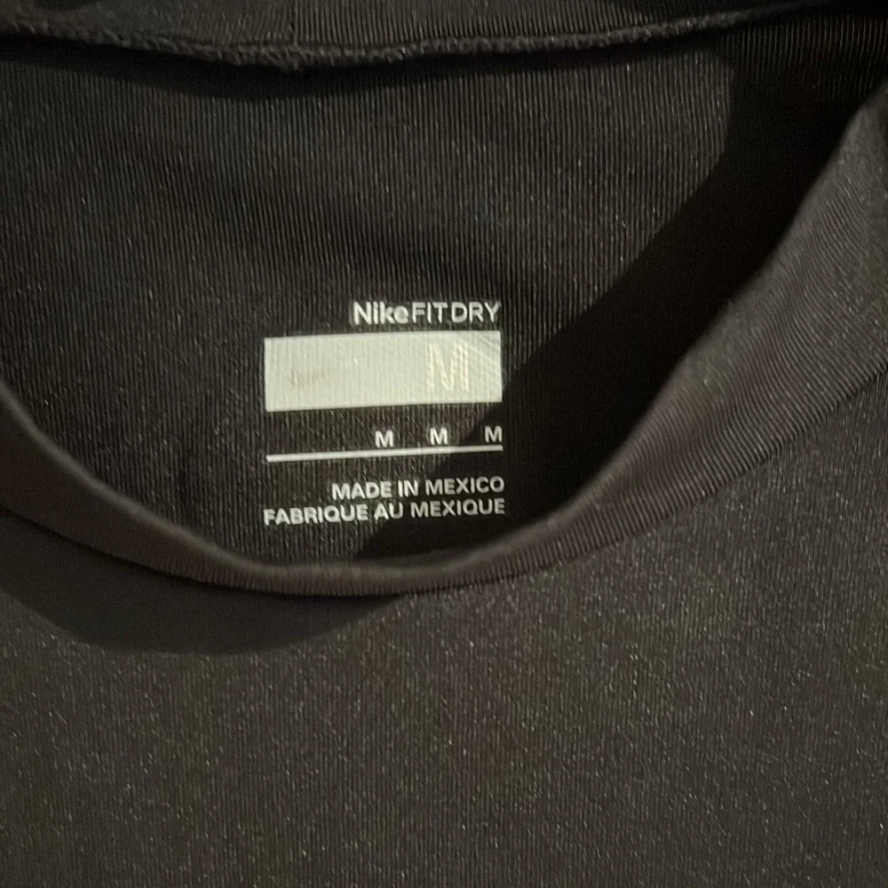Nike Men’s Dry Fit Pro Performance Tee in Black Sz M - Picture 3 of 8